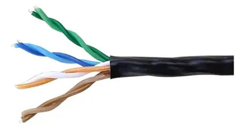 Cabo De Rede Cat5e U/utp 4px24awg Megatron Preto Caixa 305m - imagem 3