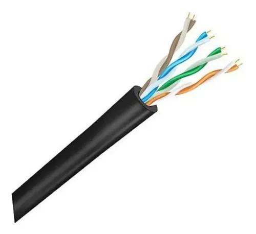 Cabo De Rede Cat5e U/utp 4px24awg Megatron Preto Caixa 305m - imagem 5