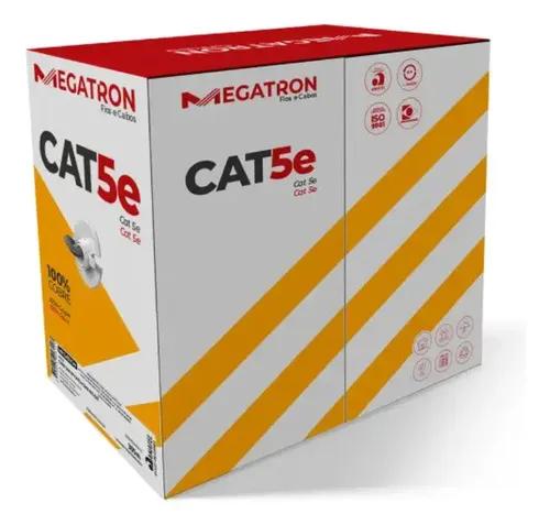 Cabo De Rede Cat5e U/utp 4px24awg Megatron Preto Caixa 305m - imagem 8