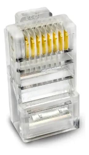 Conector Macho Rj45 Cat 5e - Pote 100und. - imagem 4