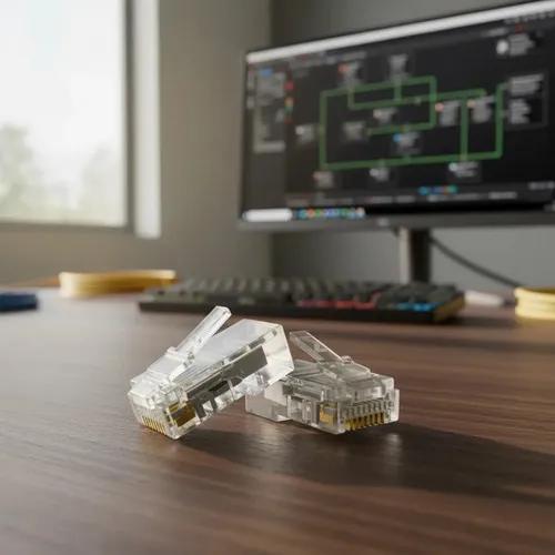 Conector Macho Rj45 Cat 5e - Pote 100und. - imagem 4