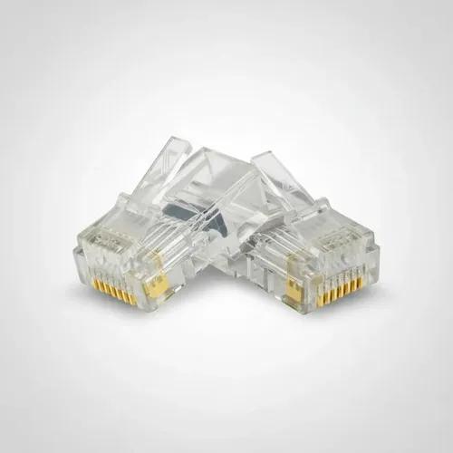 Conector Macho Rj45 Cat 5e - Pote 100und.